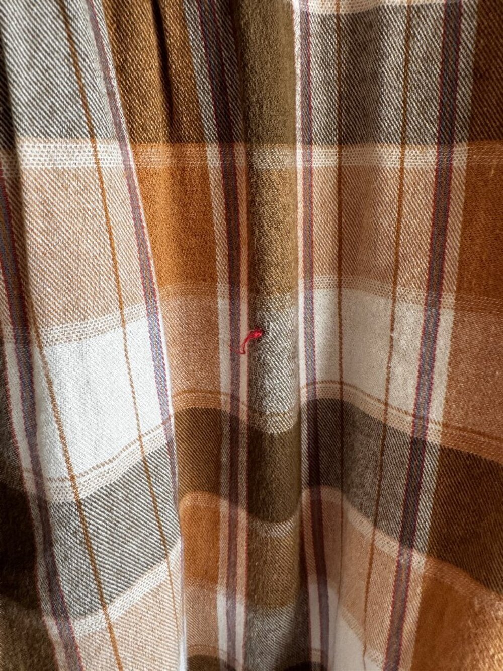 Junior's / Women's Rewind Cropped Patchwork Flannel Button Front Shirt XL - Picture 3 of 5